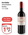 Dornfelder im Angebot bei GLOBUS in Homburg Dornfelder Angebote bei GLOBUS Homburg für 1,99 €