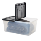 Boîte de rangement avec couvercle dans le catalogue Gifi