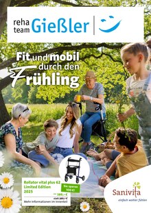 reha team Gießler GmbH Prospekt Fit und mobil durch den Frühling mit 6 Seiten
