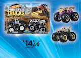 1/64ÈME MONSTER TRUCKS DOUBLE DÉMOLITION - Hot Wheels dans le catalogue JouéClub