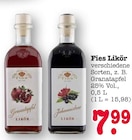 Granatapfel Likör Angebote von Fies bei EDEKA Frankfurt für 7,99 €