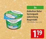 Andechser Natur Speisequarkzubereitung Magerstufe bei famila Nordost im Eutin Prospekt für 1,19 €