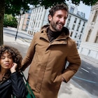 La Halle Honfleur - Promo Parka mi-longue à capuche marron homme Promo Parka mi-longue à capuche marron homme à 34,99 € dans le catalogue La Halle à Honfleur