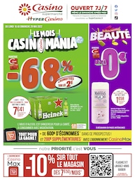 Catalogue Casino Supermarchés, "Le mois Casinomania", cette semaine, 32 pages