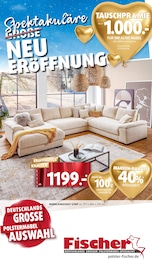 Polstermöbel Fischer Möbel & Einrichtung Prospekt der aktuellen Woche mit 37 Seiten, gültig von 28.12.2025 bis 04.01.2026, in Lindenhof und Umgebung Aktueller Polstermöbel Fischer Möbel & Einrichtung Prospekt in Lindenhof und Umgebung, "Spektakuläre Neueröffnung" mit 37 Seiten, 28.12.2025 - 04.01.2026