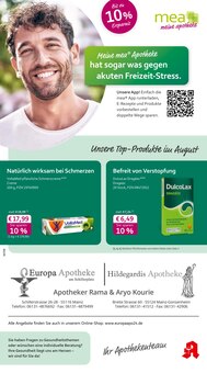 Aktueller mea - meine apotheke Prospekt "Unsere August-Angebote" Aktueller mea - meine apotheke Prospekt