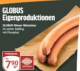 Aktuelles Wiener Würstchen Angebot bei GLOBUS in Duisburg ab 7,90 €