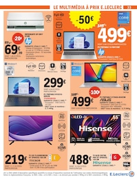 Offre Ordinateur Portable dans le catalogue E.Leclerc du moment à la page 33