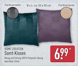 Samt-Kissen von HOME CREATION im aktuellen ALDI Nord Prospekt