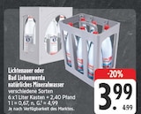 Aktuelle Wasser Angebote bei EDEKA in Chemnitz Aktuelles Natürliches Mineralwasser Angebot bei EDEKA in Chemnitz ab 3,99 €