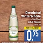 Winzerschorle im EDEKA Prospekt Winzerschorle im aktuellen EDEKA Prospekt für 0,75 €