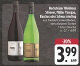 Silvaner Angebote von Becksteiner Weinhaus bei E center Bamberg für 3,99 €