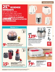 Promos Bouilloire dans le catalogue "COMME EN ITALIE" de Auchan Hypermarché Bouilloire en promo dans le catalogue Auchan Hypermarché à la page 29