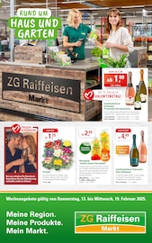 Aktueller ZG Raiffeisen Supermarkt Prospekt in Endingen und Umgebung, "RUND UM HAUS UND GARTEN" mit 8 Seiten, 13.02.2025 - 19.02.2025