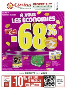 Casino Supermarchés Catalogue "À vous les économies", 20 pages, Marseille,  17/01/2022 - 30/01/2022
