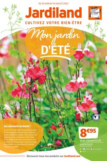 Catalogue Jardiland, 29/06/2022 - 10/07/2022, Mon jardin d'été, 8 pages Prospectus Jardiland en cours, "Mon jardin d'été", 8 pages