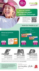 mea - meine apotheke Apotheken Prospekt der aktuellen Woche mit 4 Seiten, gültig von 01.07.2026 bis 31.07.2026, in Böttingen und Umgebung Aktueller mea - meine apotheke Apotheken Prospekt in Böttingen und Umgebung, "Unsere Juli-Angebote" mit 4 Seiten, 01.07.2026 - 31.07.2026