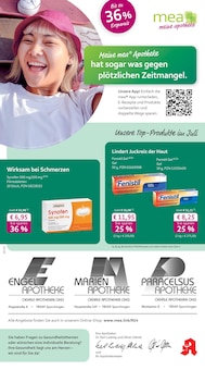 Aktueller mea - meine apotheke Prospekt "Unsere Juli-Angebote" für Spaichingen Aktueller mea - meine apotheke Prospekt für Spaichingen mit Seiten
