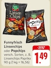 Linsenchips oder Popchips Angebote von Funnyfrisch bei EDEKA Nürtingen für 1,49 €