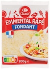 Emmental râpé fondant - CARREFOUR CLASSIC’ en promo chez Supermarchés Match Emmental râpé fondant - CARREFOUR CLASSIC’ dans le catalogue Supermarchés Match