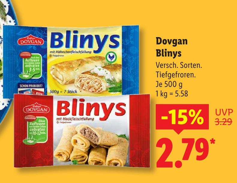 Blinys mit Hähnchenfleischfüllung
