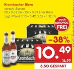 Biere Angebote von Krombacher bei Netto Marken-Discount Marl für 10,49 €