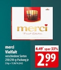 famila Nordost Rendsburg - merci Vielfalt Angebot im Prospekt merci Vielfalt bei famila Nordost im Rendsburg Prospekt für 2,99 €