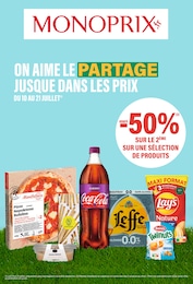 Catalogue Supermarchés Monoprix en cours à Antibes et alentours, On aime le partage jusque dans les prix, 53 pages, 10/07/2024 - 21/07/2024