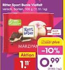 Bunte Vielfalt Angebote von Ritter Sport bei Netto Marken-Discount Gera für 0,99 €