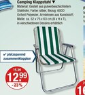 Camping Klappstuhl im Angebot bei V-Markt in Regensburg Camping Klappstuhl Angebote bei V-Markt Regensburg für 12,99 €