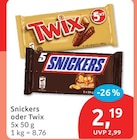 Aktuelle Snickers Angebote bei budni in Hamburg Aktuelles Snickers oder Twix Angebot bei budni in Hamburg ab 2,19 €