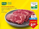 Netto Marken-Discount Grebenhain - Bio Entrecôte vom Rind Angebot im Prospekt Bio Entrecôte vom Rind bei Netto Marken-Discount im Grebenhain Prospekt für 2,95 €