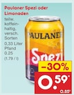 Spezi von Paulaner für 0,59 € bei Netto Marken-Discount im Angebot Spezi von Paulaner im aktuellen Netto Marken-Discount Prospekt