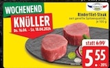 Aktuelles Rinderfilet-Steak Angebot bei EDEKA in Mönchengladbach ab 5,55 €