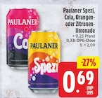 Spezi von Paulaner für 0,69 € bei EDEKA im Angebot Spezi von Paulaner im aktuellen EDEKA Prospekt
