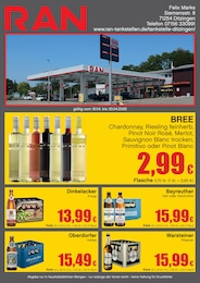 Tankstellen Prospekt von RAN in Vaihingen Aktueller RAN Tankstellen Prospekt für Vaihingen: RAN mit 2} Seiten, 16.04.2026 - 30.04.2026