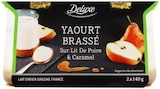 Yaourt brassé sur lit de poire & caramel - DELUXE en promo chez Lidl Montpellier à 1,99 €