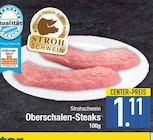 Oberschalen-Steaks von Strohschwein im aktuellen EDEKA Prospekt für 1,11 €