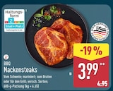 ALDI Nord Krombach - BBQ Nackensteaks Angebot im Prospekt BBQ Nackensteaks bei ALDI Nord im Krombach Prospekt für 3,99 €