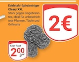 Edelstahl-Spiralreiniger Clearly XXL Angebote bei GLOBUS Duisburg für 2,00 €