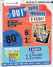 Catalogue Supermarchés E.Leclerc en cours à Briouze et alentours, "OUI AUX SUPER POUVOIRS D'ACHAT", 56 pages, 20/01/2026 - 31/01/2026