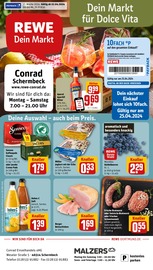 Aktueller REWE Supermarkt Prospekt in Schermbeck und Umgebung, "Dein Markt" mit 30 Seiten, 22.04.2024 - 27.04.2024