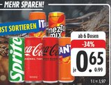 Aktuelles Coca-Cola, Fanta, Sprite oder Mezzo Mix Angebot bei EDEKA in Neumarkt (Oberpfalz) ab 0,65 €