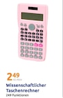 Wissenschaftlicher Taschenrechner im Angebot bei Action in Schwerin Wissenschaftlicher Taschenrechner Angebote bei Action Schwerin für 2,49 €