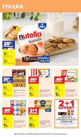 Promos Nutella dans le catalogue "Carrefour market" de Carrefour Market Nutella en promo dans le catalogue Carrefour Market à la page 34