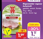 Aktuelle Wurst Angebote bei Netto Marken-Discount in Magdeburg Aktuelles Veganer Aufschnitt Angebot bei Netto Marken-Discount in Magdeburg ab 1,11 €