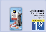 Katzenfutter im EDEKA Prospekt Schleck Snack Katzensnack im aktuellen EDEKA Prospekt für 1,69 €