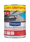 SATURATEUR TERRASSE BOIS INCOLORE 5L+1L - STARWAX en promo chez Mr.Bricolage SATURATEUR TERRASSE BOIS INCOLORE 5L+1L - STARWAX dans le catalogue Mr.Bricolage
