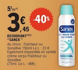 Promo Déodorant à 3,45 € dans le catalogue E.Leclerc à Pau