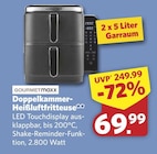 Doppelkammer-Heißluftfritteuse bei combi im Prospekt "" für 69,99 €